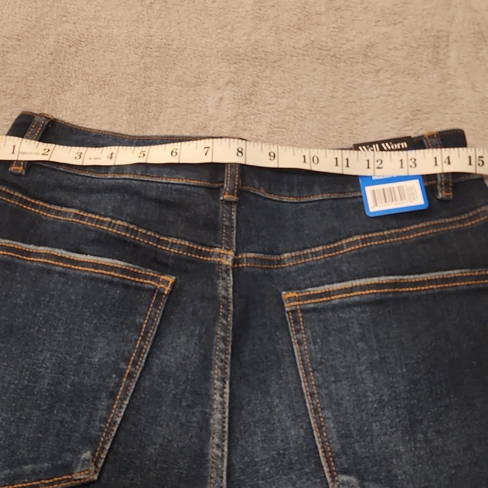 NWT Well Worn Dark Blue Flare Jeans Women's Size 10 - Picture 4 of 6